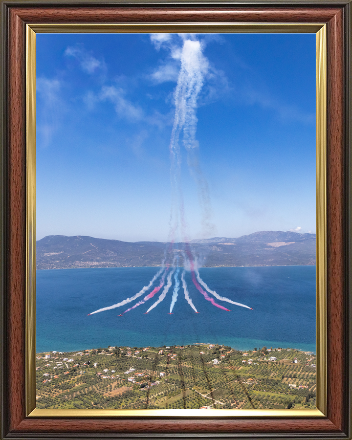 RAF Red Arrows Display Over Greece 2026 Photo Print - Posters, Prints, & Visual Artwork - by Hampshire Prints (image 9 of 9)