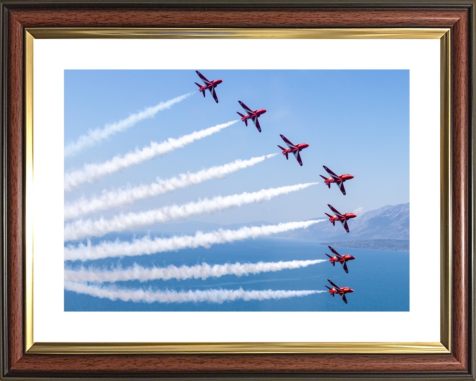 RAF Red Arrows In Formation Over Greece 2026 Photo Print - Posters, Prints, & Visual Artwork - by Hampshire Prints (image 8 of 9)