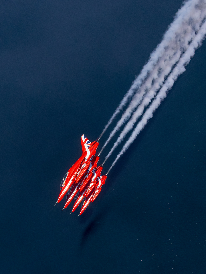 RAF Red Arrows In Close Formation Greece 2026 Photo Print - Posters, Prints, & Visual Artwork - by Hampshire Prints (image 1 of 9)