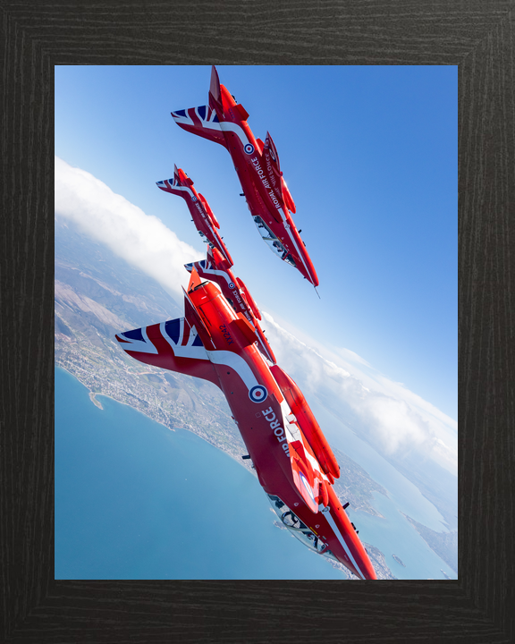 RAF Red Arrows Fly Inverted Over Greece 2026 Photo Print - Posters, Prints, & Visual Artwork - by Hampshire Prints (image 3 of 9)