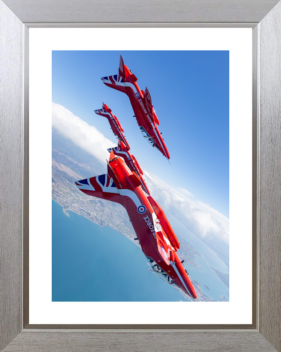 RAF Red Arrows Fly Inverted Over Greece 2026 Photo Print - Posters, Prints, & Visual Artwork - by Hampshire Prints (image 6 of 9)