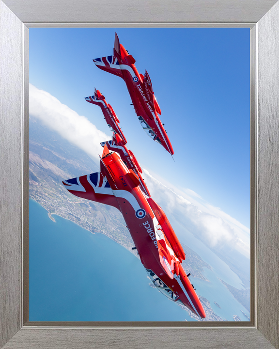 RAF Red Arrows Fly Inverted Over Greece 2026 Photo Print - Posters, Prints, & Visual Artwork - by Hampshire Prints (image 7 of 9)