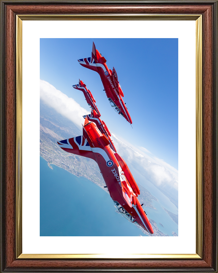 RAF Red Arrows Fly Inverted Over Greece 2026 Photo Print - Posters, Prints, & Visual Artwork - by Hampshire Prints (image 8 of 9)