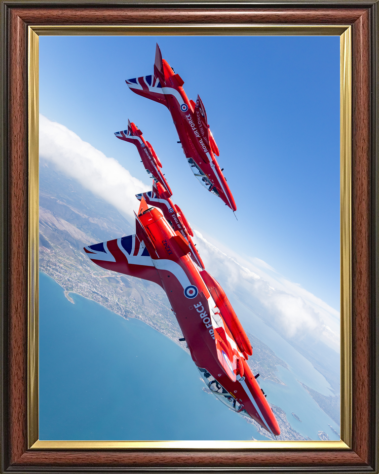 RAF Red Arrows Fly Inverted Over Greece 2026 Photo Print - Posters, Prints, & Visual Artwork - by Hampshire Prints (image 9 of 9)