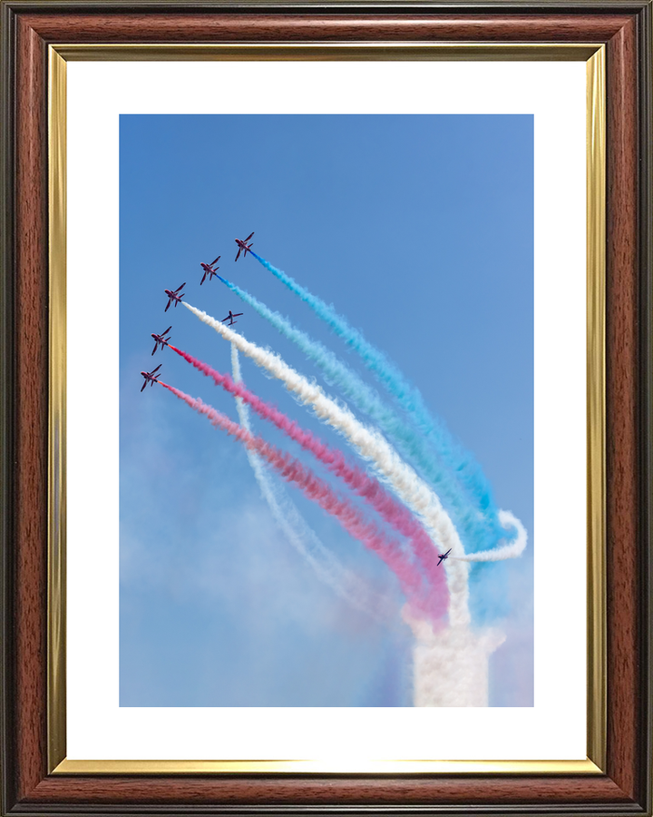 RAF Red Arrows Displaying Over Greece 2026 Photo Print - Posters, Prints, & Visual Artwork - by Hampshire Prints (image 8 of 9)