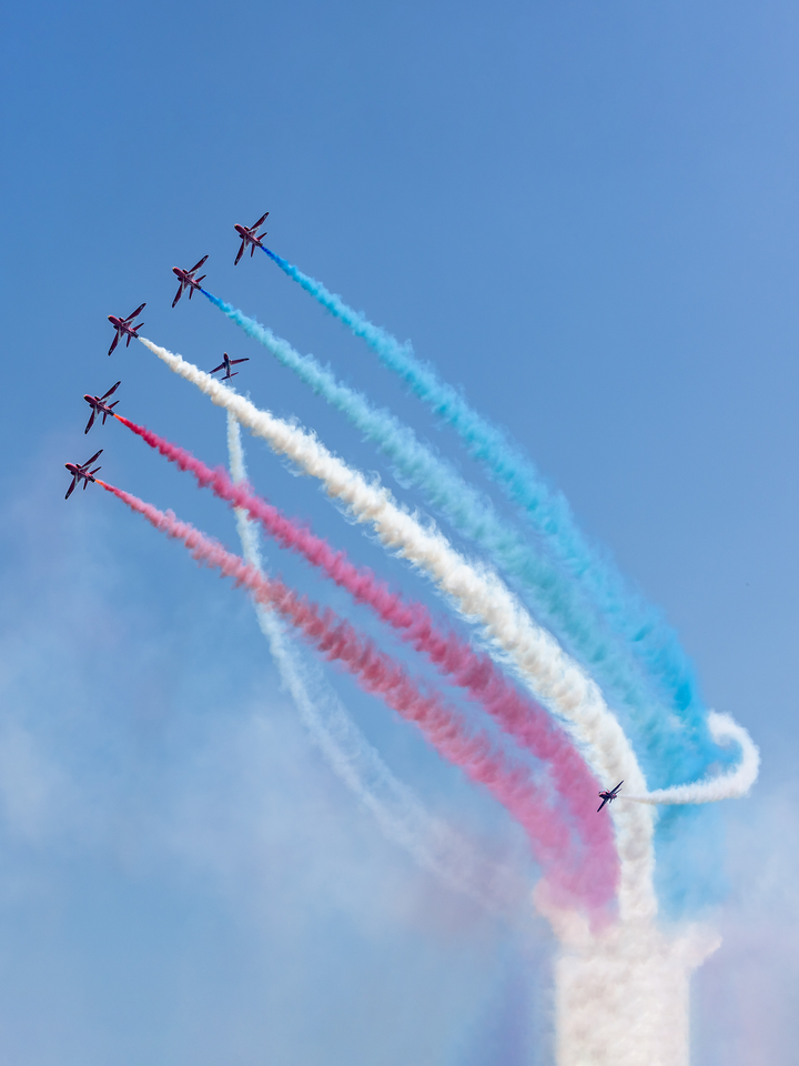 RAF Red Arrows Displaying Over Greece 2026 Photo Print - Posters, Prints, & Visual Artwork - by Hampshire Prints (image 1 of 9)