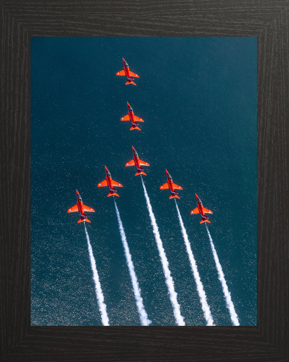 RAF Red Arrows In Formation Over the Sea 2026 Photo Print - Posters, Prints, & Visual Artwork - by Hampshire Prints (image 3 of 9)