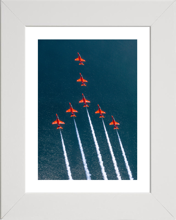 RAF Red Arrows In Formation Over the Sea 2026 Photo Print - Posters, Prints, & Visual Artwork - by Hampshire Prints (image 4 of 9)