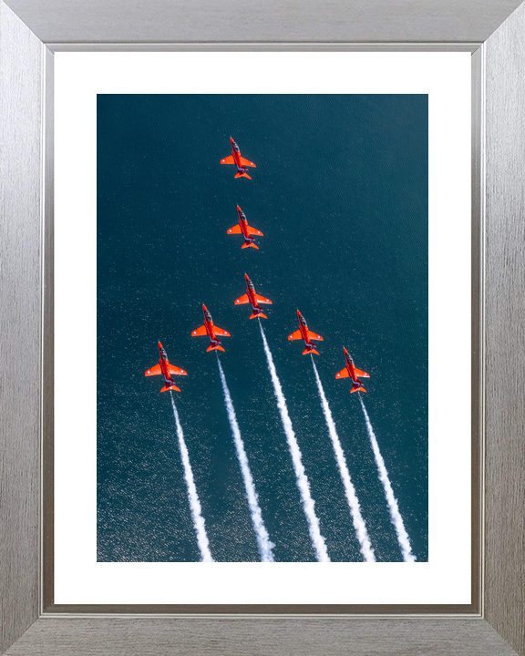 RAF Red Arrows In Formation Over the Sea 2026 Photo Print - Posters, Prints, & Visual Artwork - by Hampshire Prints (image 6 of 9)