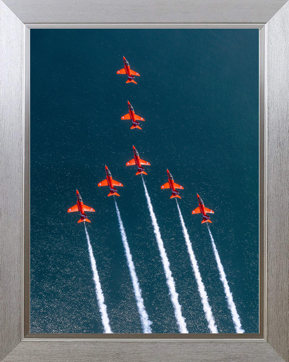 RAF Red Arrows In Formation Over the Sea 2026 Photo Print - Posters, Prints, & Visual Artwork - by Hampshire Prints (image 7 of 9)