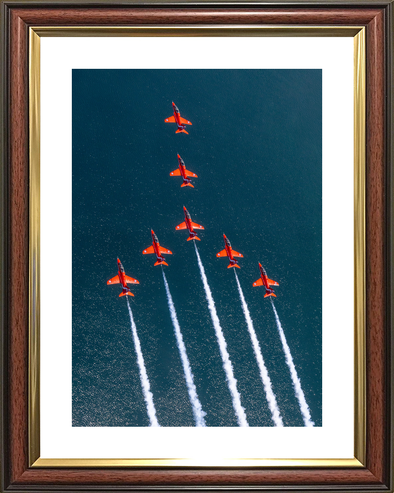RAF Red Arrows In Formation Over the Sea 2026 Photo Print - Posters, Prints, & Visual Artwork - by Hampshire Prints (image 8 of 9)