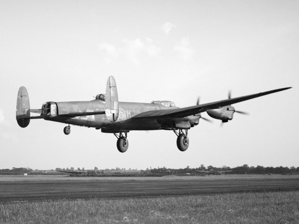 RAF Avro Lancaster B Mark III Taking Off June 1943