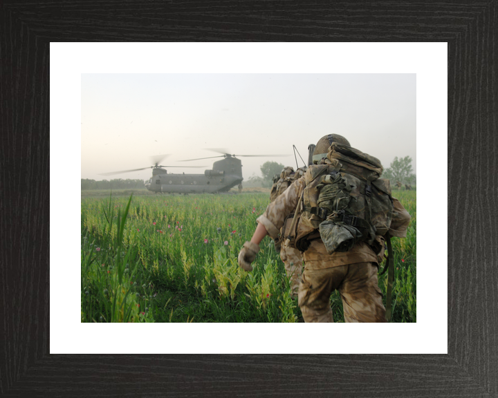 British Army 1 Coldstream Guards Run to Chinook Babaji April 2010