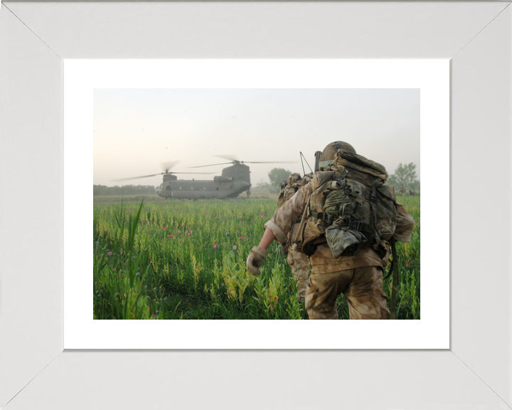 British Army 1 Coldstream Guards Run to Chinook Babaji April 2010