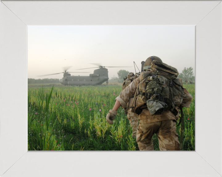 British Army 1 Coldstream Guards Run to Chinook Babaji April 2010