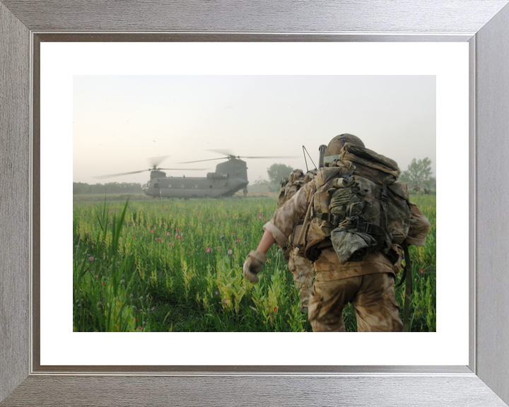 British Army 1 Coldstream Guards Run to Chinook Babaji April 2010