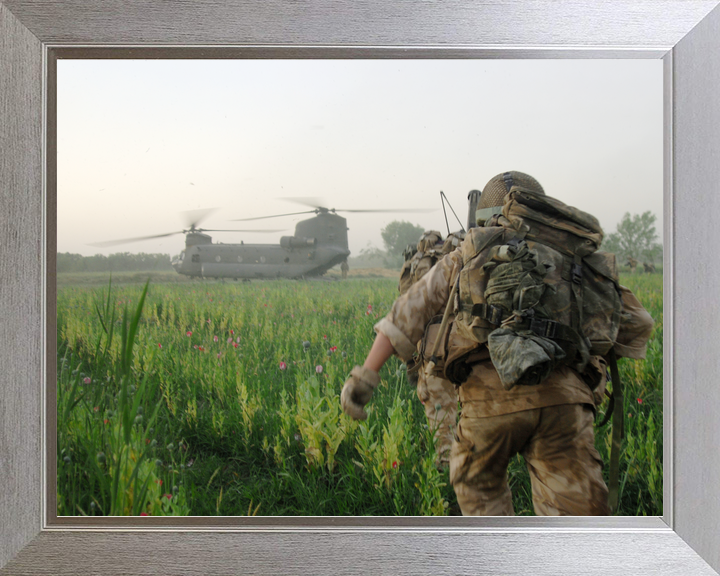British Army 1 Coldstream Guards Run to Chinook Babaji April 2010