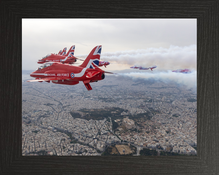 RAF Red Arrows Displaying Over Athens 2026 Photo Print - Posters, Prints, & Visual Artwork - by Hampshire Prints (image 3 of 9)