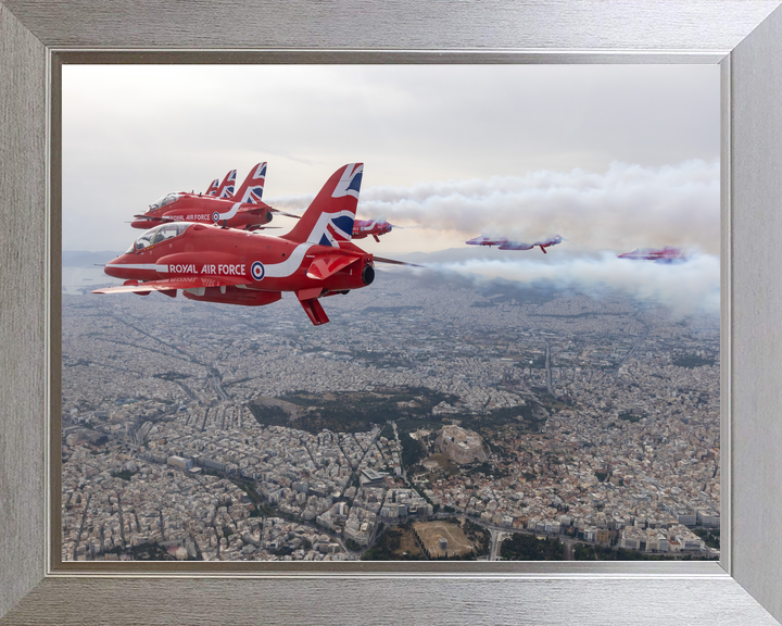 RAF Red Arrows Displaying Over Athens 2026 Photo Print - Posters, Prints, & Visual Artwork - by Hampshire Prints (image 7 of 9)