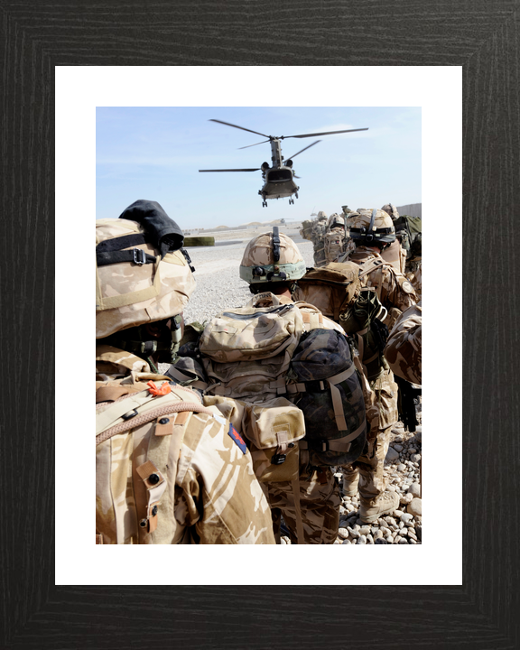 British Army 1 Royal Welsh Chinook Nad-e Ali January 2010