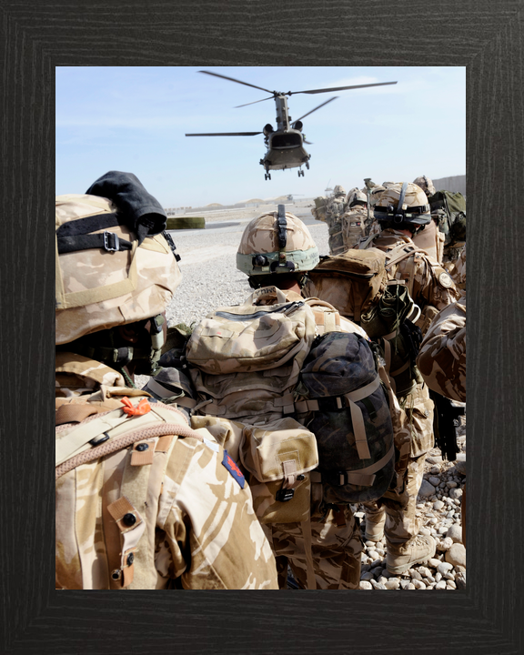 British Army 1 Royal Welsh Chinook Nad-e Ali January 2010