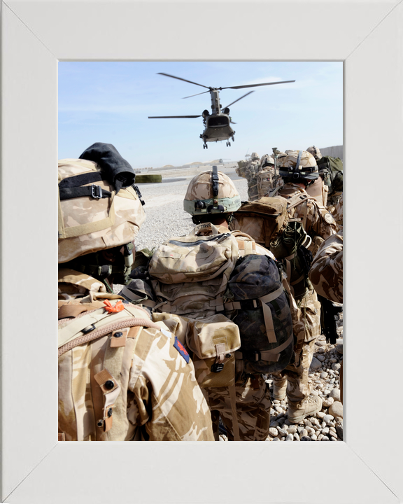 British Army 1 Royal Welsh Chinook Nad-e Ali January 2010