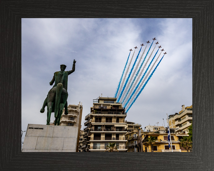 RAF Red Arrows Displaying Over Athens May 2026 Photo Print - Posters, Prints, & Visual Artwork - by Hampshire Prints (image 3 of 9)