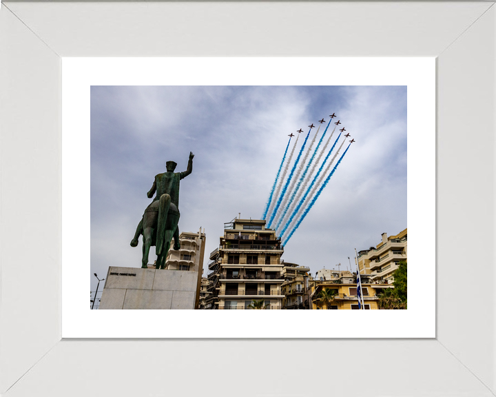 RAF Red Arrows Displaying Over Athens May 2026 Photo Print - Posters, Prints, & Visual Artwork - by Hampshire Prints (image 4 of 9)