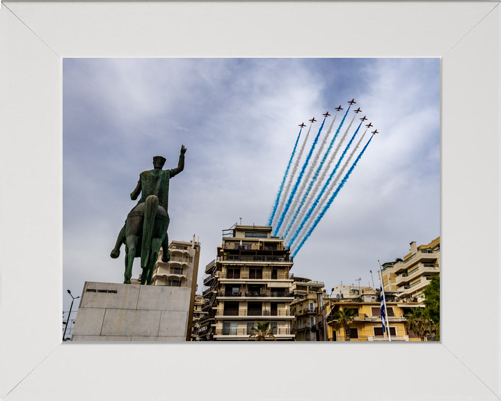 RAF Red Arrows Displaying Over Athens May 2026 Photo Print - Posters, Prints, & Visual Artwork - by Hampshire Prints (image 5 of 9)