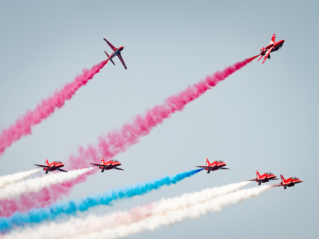 RAF Red Arrows Display Formation 2026 Photo Print - Posters, Prints, & Visual Artwork - by Hampshire Prints (image 1 of 9)
