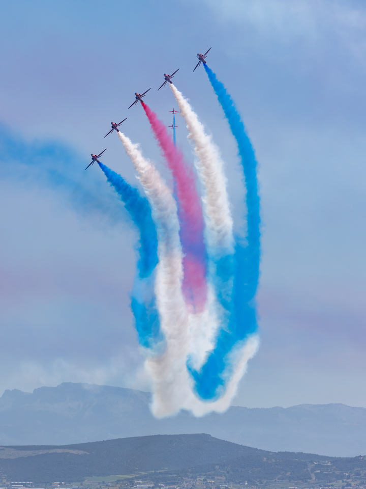 RAF Red Arrows Display Over Greece April 2026 Photo Print - Posters, Prints, & Visual Artwork - by Hampshire Prints (image 1 of 9)