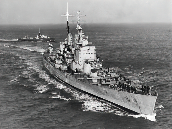 HMS Vanguard 23 Fast Battleship 1950