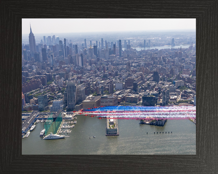 RAF Red Arrows Over New York Skyline 2026