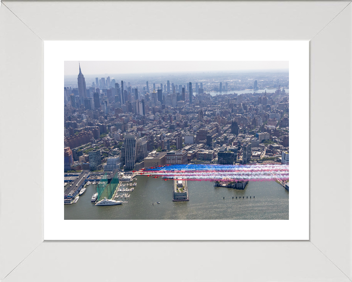 RAF Red Arrows Over New York Skyline 2026