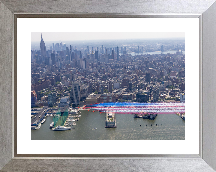 RAF Red Arrows Over New York Skyline 2026
