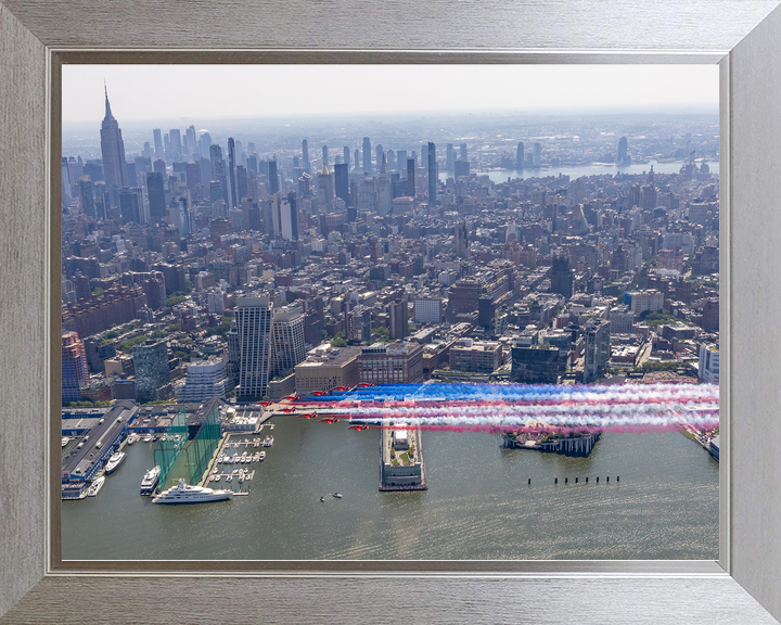 RAF Red Arrows Over New York Skyline 2026