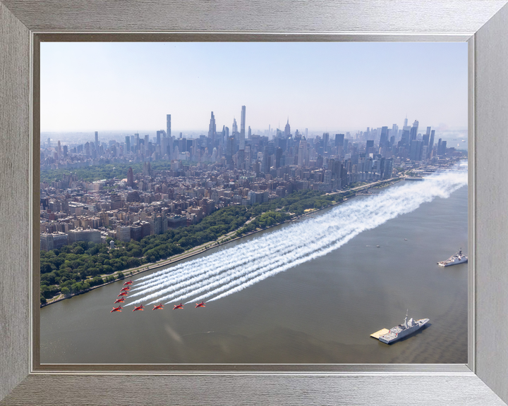 RAF Red Arrows Over Hudson River 2026