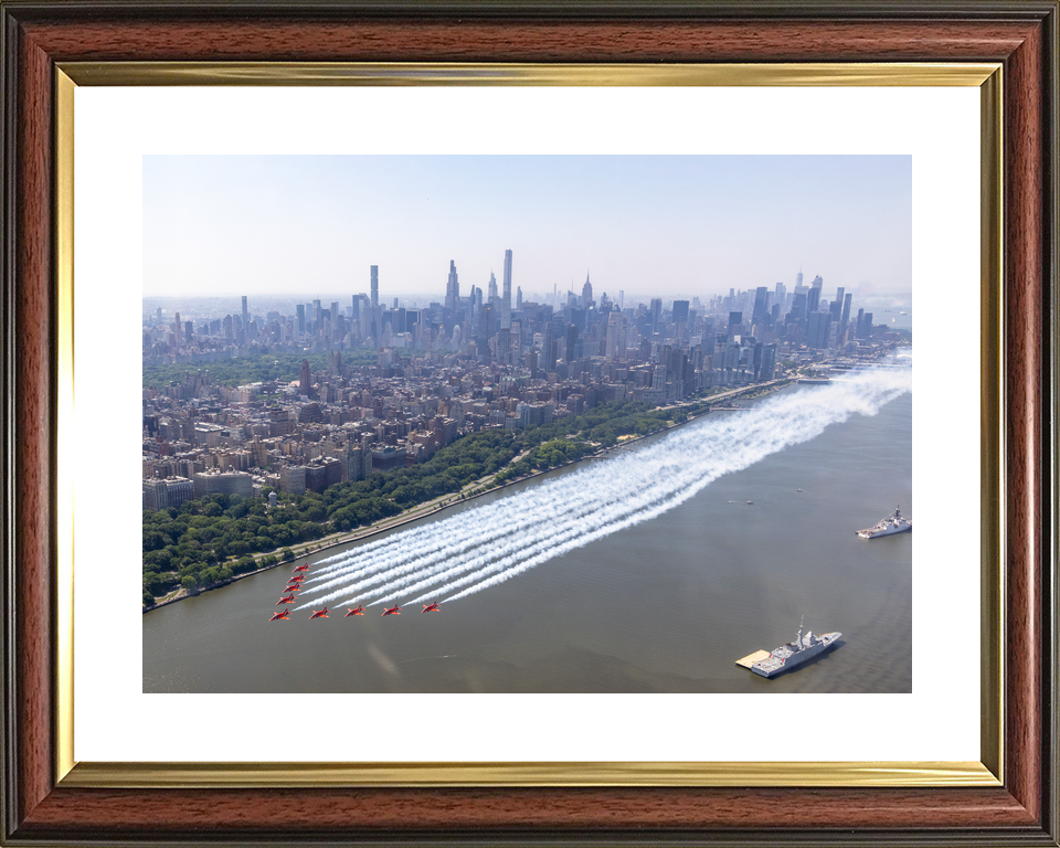 RAF Red Arrows Over Hudson River 2026