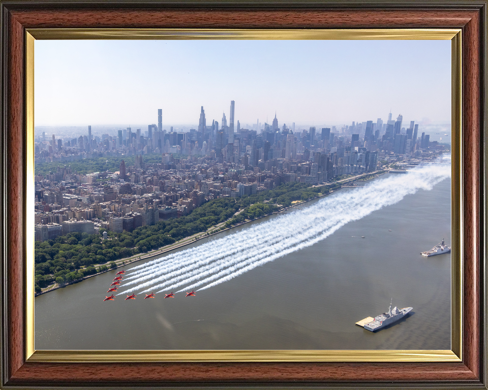 RAF Red Arrows Over Hudson River 2026