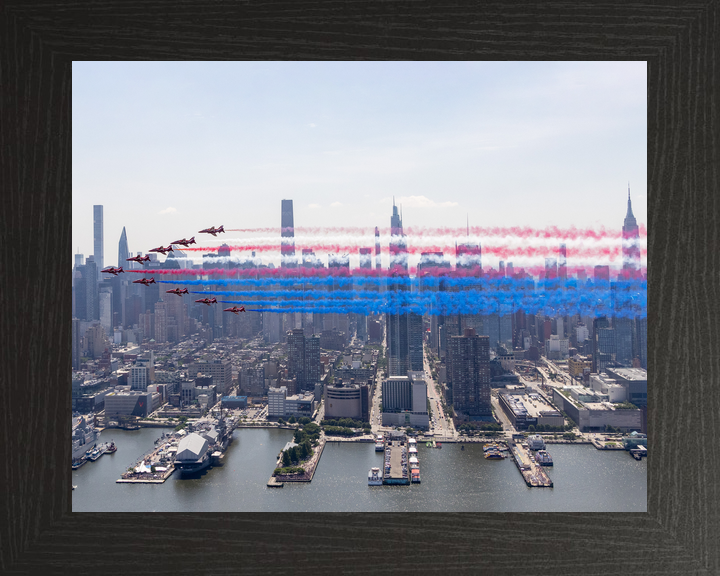 RAF Red Arrows Over Hudson River 4th July 2026