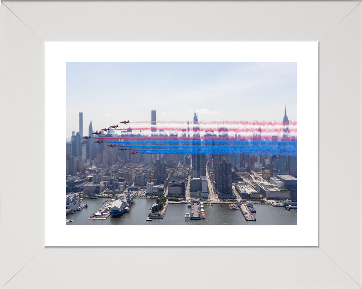 RAF Red Arrows Over Hudson River 4th July 2026