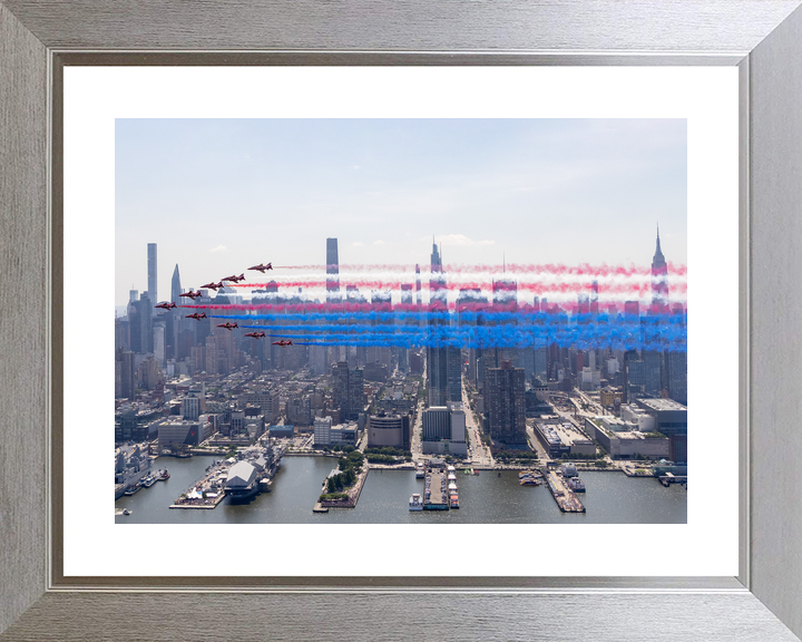 RAF Red Arrows Over Hudson River 4th July 2026