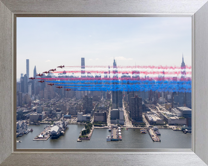 RAF Red Arrows Over Hudson River 4th July 2026