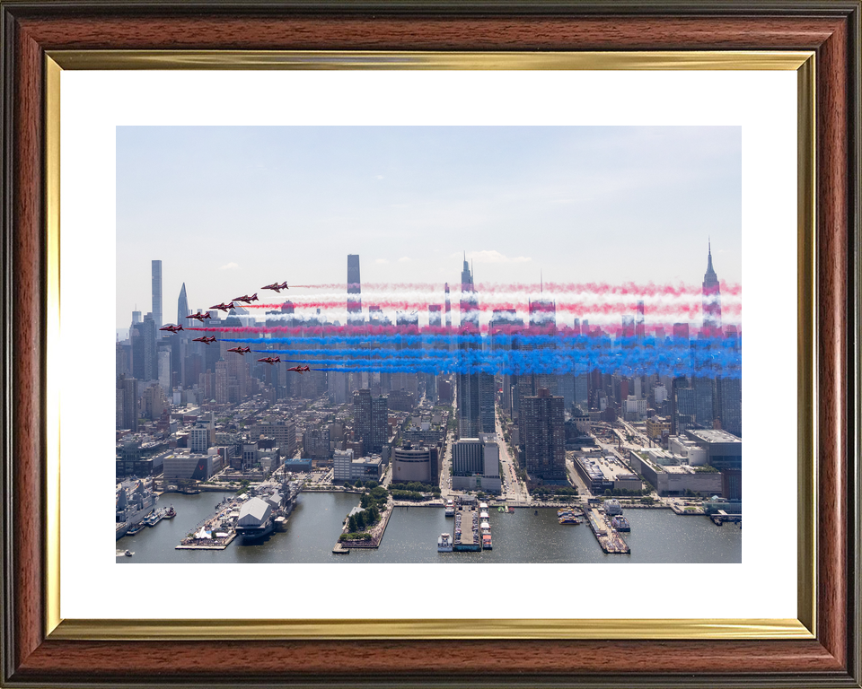 RAF Red Arrows Over Hudson River 4th July 2026