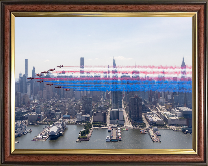 RAF Red Arrows Over Hudson River 4th July 2026