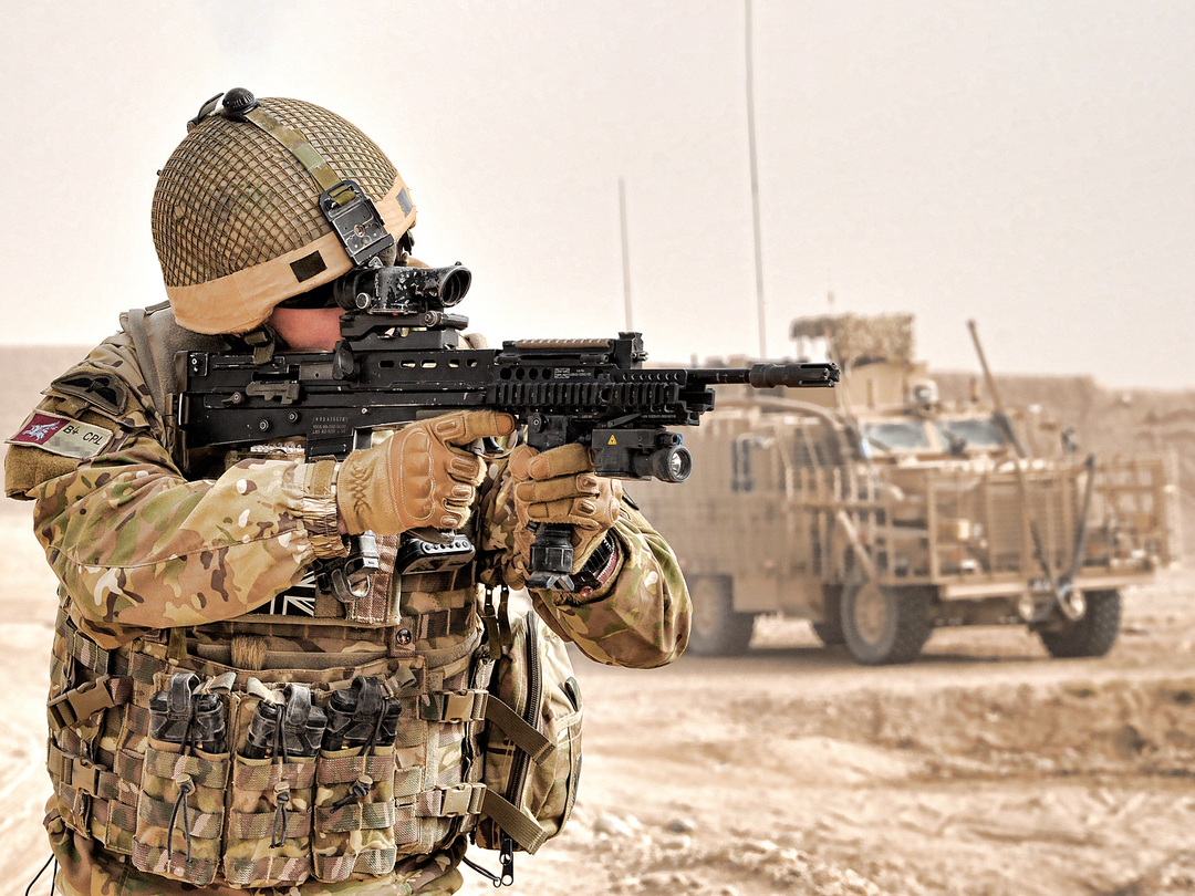 British Army 9 Para Squadron RE Aiming Route Trident 2010