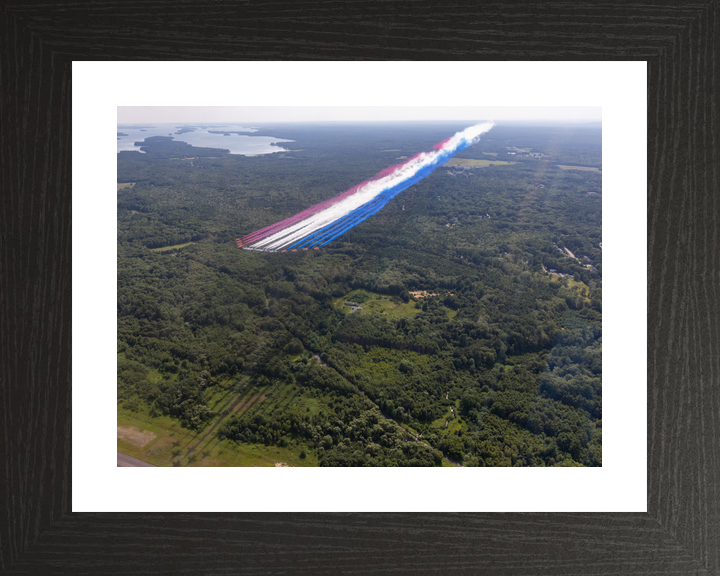 RAF Red Arrows Fly Over Boston 2026