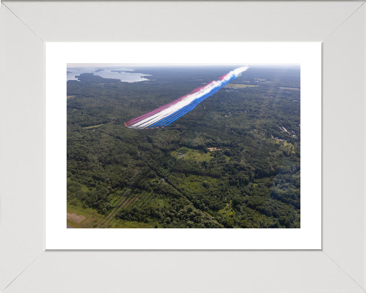 RAF Red Arrows Fly Over Boston 2026