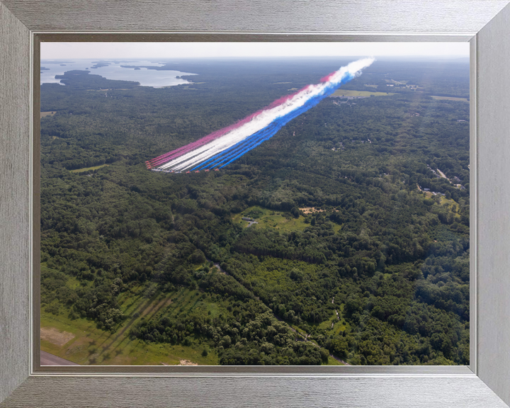 RAF Red Arrows Fly Over Boston 2026