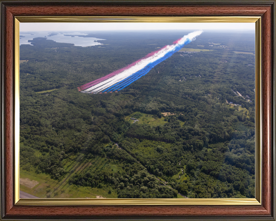 RAF Red Arrows Fly Over Boston 2026